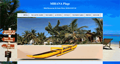 Desktop Screenshot of miranaplage.com