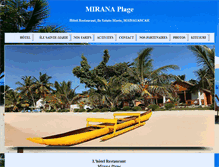 Tablet Screenshot of miranaplage.com